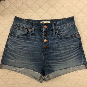 Madewell High Rise Denim Shorts (Size 26)